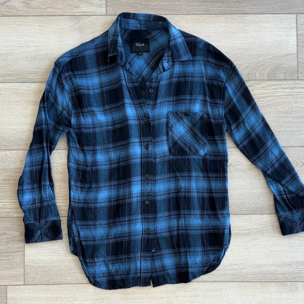 Rails Plaid Button Down